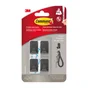 Lot de 4 crochets réutilisable, COMMAND noir 0.225 kg