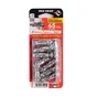 Lot de 10 chevilles Diam. 10 x L.35 mm et vis a expansion RED HEAD, Diam. 6 x L.340 mm