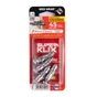 Lot de 4 chevilles Diam. 10 x L.35 mm et vis a expansion RED HEAD, Diam. 6 x L.40 mm