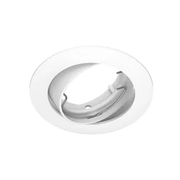 Anneau pour spot à encastrer, Clane, orientable sans ampoule, INSPIRE, blanc