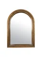 Miroir arc résine doré Arche, l.18 x H.25 cm