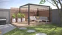 Pergola bioclimatique autoportante, Prima 4 x 3 m, aluminium, gris anthracite