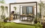 Pergola bioclimatique autoportante, Prima 4 x 3 m, aluminium, gris anthracite