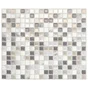 Lot de 4 crédences adhésives Minimo, beige, blanc et gris, 24.5 cm x 29.3 cm