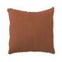 Coussin INSPIRE Danae, 100% lin, 45 x 45 cm, soda 1 orange cuivre