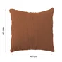 Coussin INSPIRE Danae, 100% lin, 45 x 45 cm, soda 1 orange cuivre
