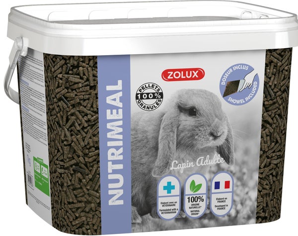 Aliment grand lapin granules NMeal3 seau 7kg