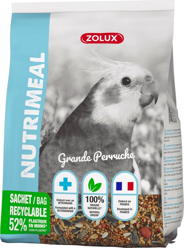 Aliment oiseau grande perruche nutrimeal3 800g