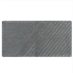 Tapis de bain Granit 3, Remix SENSEA, l.60 x L.120 cm, gris