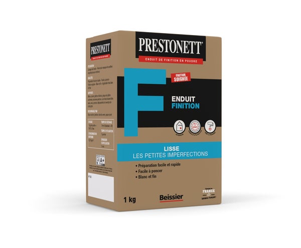 Enduit de lissage en poudre F PRESTONETT 1 kg