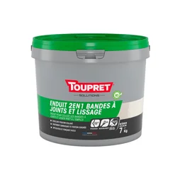 Enduit pour bande a joint en pate TOUPRET 7 kg