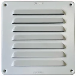 Grilles d'aeration aluminium vernis, L.15 x l.15 cm