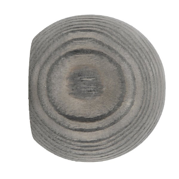 Embout tringle a rideau bois d28mm boule frene bois flotte x2 mobois
