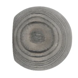Embout tringle a rideau bois d28mm boule frene bois flotte x2 mobois