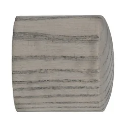 Embout tringle a rideau bois d28mm bouchon frene bois flotte x2 mobois