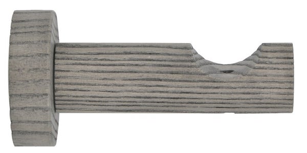 Support tringle a rideau bois d28 80mm tige frene bois flotte mobois