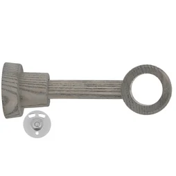 Support tringle a rideau bois d28 85-130mm frene bois flotte mobois