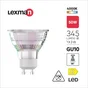Ampoule led réflecteur GU10, 36°, 345Lm = 50W, blanc neutre, LEXMAN