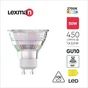 Ampoule led réflecteur GU10, 100°, 450Lm = 50W, blanc chaud, LEXMAN