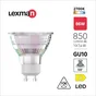 Ampoule led réflecteur GU10, 850Lm = 80W, blanc chaud, LEXMAN