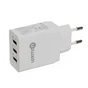 Prise USB 3 ports blanche, LEXMAN