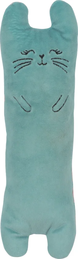 Jouet chat peluche ethicat feuille bigcat vert