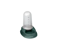 Distributeur eau/aliment chien/chat 2l 32x21xh29cm vert anglais