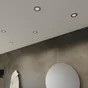 Lot de 3 spots encastrables, led intégrée, Extraflat, IP44, rond, Diam. 8,5 cm, acier, CCT, Inspire