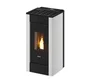 Poêle à granulés Sharp Airtight, FREEPOINT, 7 kw blanc