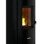 Poêle à granulés FREEPOINT Chrome dark gold rouille 5.5kW