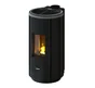Poêle à granulés FREEPOINT Chrome titanium gris 7kW