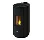 Poêle à granulés, FREEPOINT, 5.5 kW chrome noir
