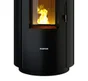 Poêle à granulés, FREEPOINT, 5.5 kW chrome noir