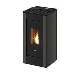 Poêle à granulés Sharp Airtight, FREEPOINT, 7 kw noir