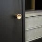 Poignée entraxe 5 mm métal doré mat