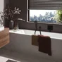 Pommeau de douche 3 jets, flexible et support, HANSGROHE Pulsify noir