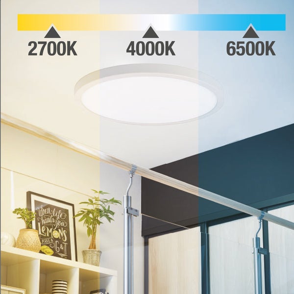Panneau led,  Diam. 60 cm, rond, INSPIRE, blanc