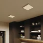 Spot, led integree, de 2700 a 4000K, IP44, carré, L. 22,5 cm x l. 22,5 cm, INSPIRE, blanc