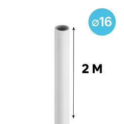 Tube multicouche nu diam.16, en barre de 2m, EQUATION
