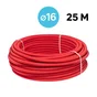 Tube multicouche gaine rouge 16, en couronne de 25 m, EQUATION