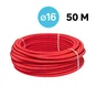 Tube multicouche gaine rouge 16, en couronne de 50 m, EQUATION