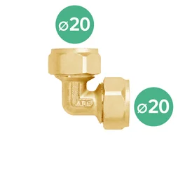 Coude à compression multicouche diam. 20, EQUATION