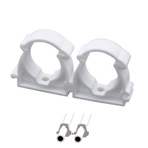 Lot de 10 colliers simples pour tube multicouche, ? 20, Equation