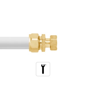 Raccord multicouche F écrou libre 12X17 diam.16