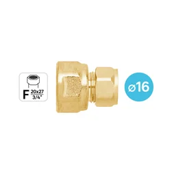 Raccord a compression multicouche, 16 F20x27 (1/2), EQUATION