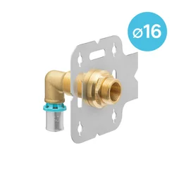 Platine simple à sertir multicouche diam. 16 M20x27 (3/4), EQUATION