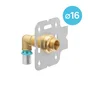 Platine simple à sertir multicouche diam. 16 M20x27 (3/4), EQUATION