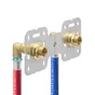Platine double à sertir multicouche diam. 16 M20x27 (3/4), EQUATION