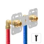 Platine double à compression multicouche diam. 16 M20x27 (3/4), EQUATION