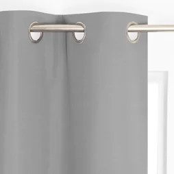 Rideau thermique, stop froid plus, l.135 x H.240 cm, gris clair